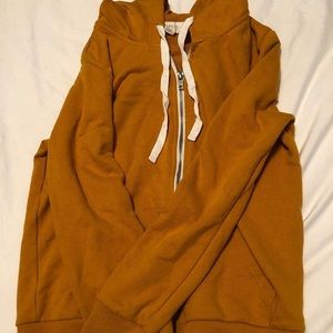 mustard hoodie